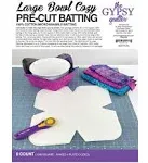 Large Bowl Cozy Pre-Cut Batting - 8 Count