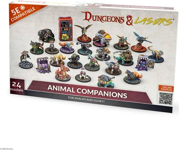 Dungeons & Lasers Animal Companions Miniatures