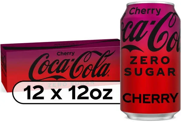 Coca-Cola Zero Cherry, 12 PK, 12 Fl oz Cans by Coca-Cola