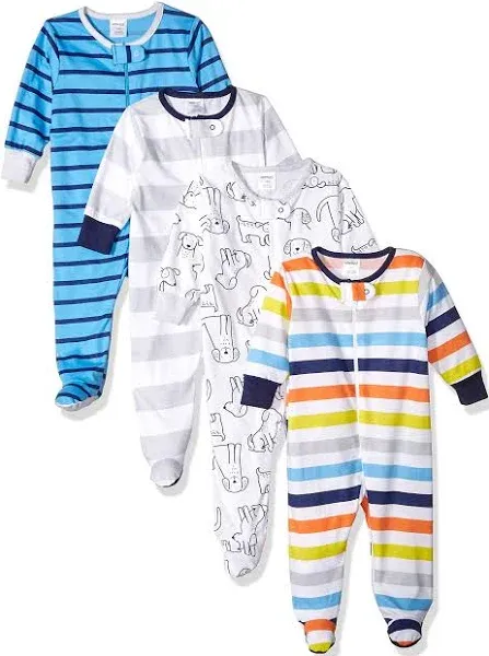 Onesies Gerber Baby boys or Girl Gender Neutral Sleep 'n Play Footed Pajamas