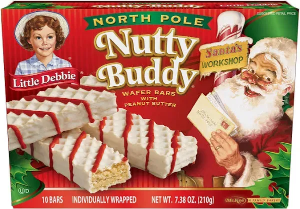 Little Debbie North Pole Nutty Bars