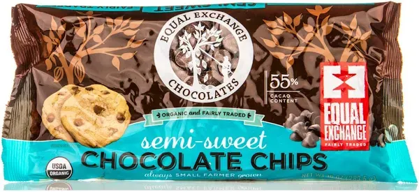 Equal Exchange Organic Chocolate Chips Semi Sweet