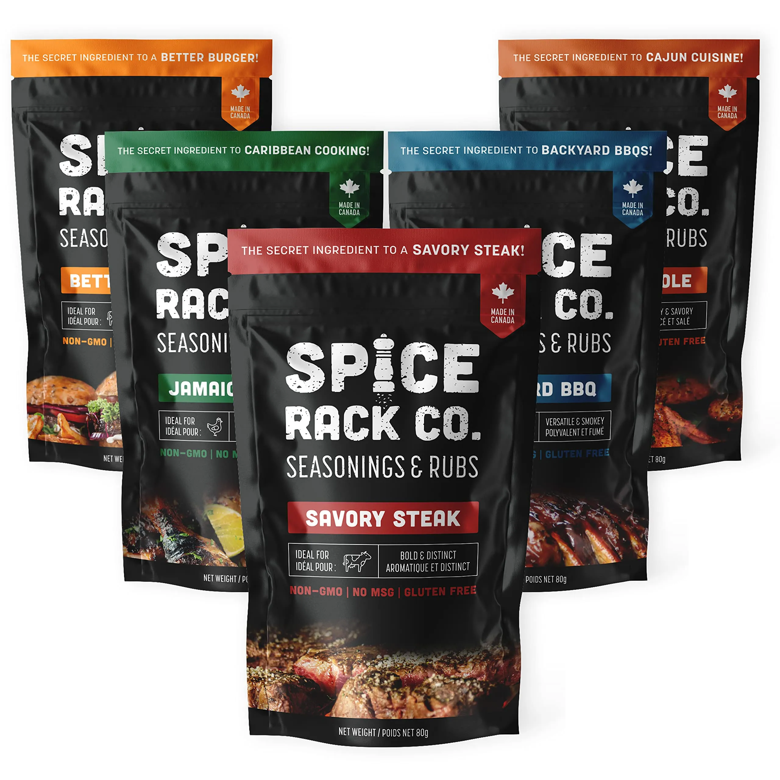 Spice Rack Co. BBQ Spices and Rubs Gift Set