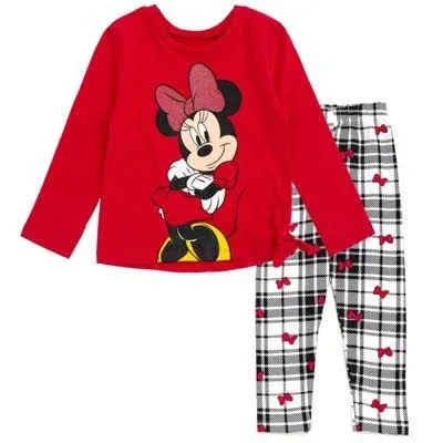 Disney Minnie Mouse T-Shirt and Leggings Outfit Set