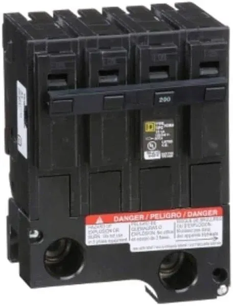 Square D HOM2200BB 200 Amp 2 Pole Circuit Breaker