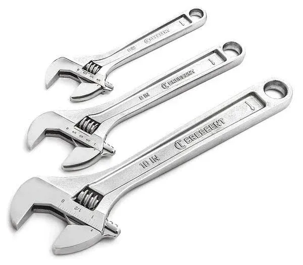 Crescent AC3PC Adjustable Wrench Set