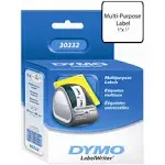 Dymo LabelWriter Multipurpose Labels, 1 in x 1 in, White, 750 Labels/Roll