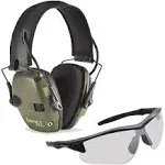 Honeywell Howard Leight Impact Sport Earmuffs, Green R-01526