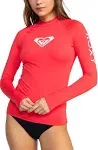 Whole Hearted Long Sleeve UPF 50 Rashguard - Hibiscus