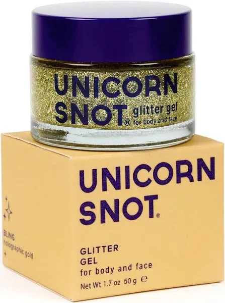 Unicorn Snot Face &amp; Body Glitter Gel - Cosmetic-Grade Holographic Glitter