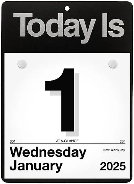 AT-A-GLANCE Today Is Daily Wall Calendar