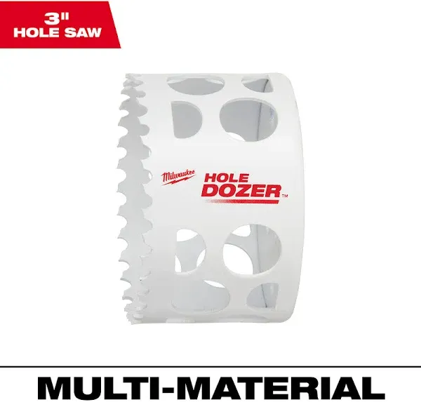 Milwaukee 49-56-0173 3-Inch Hole Dozer Bi-Metal Hole Saw