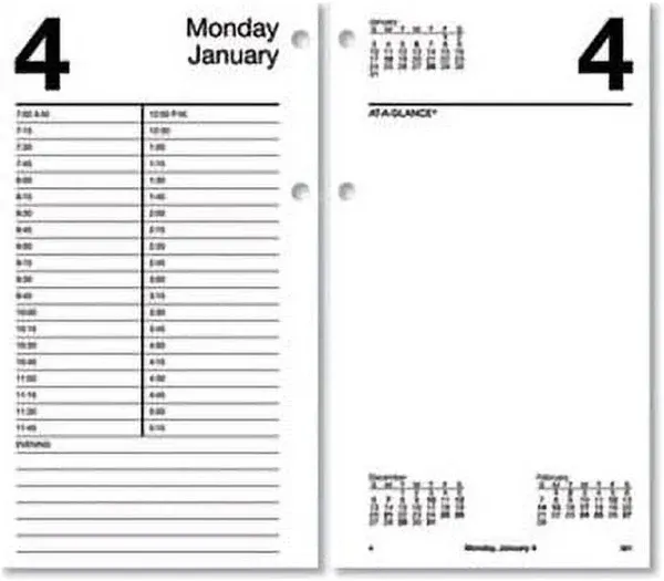 At-A-Glance Large Desk Calendar Refill