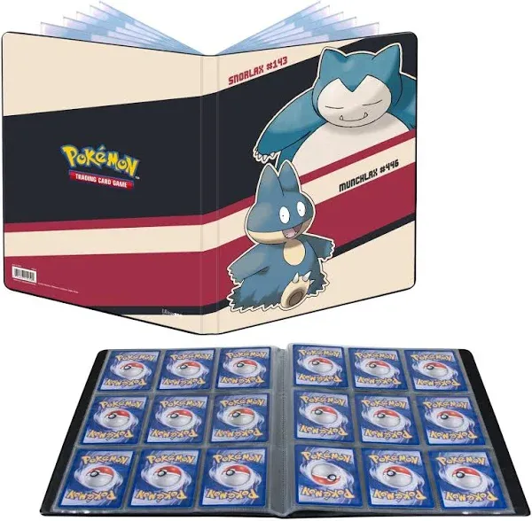 Ultra Pro - Pokemon Snorlax &amp; Munchlax 9-Pocket Portfolio