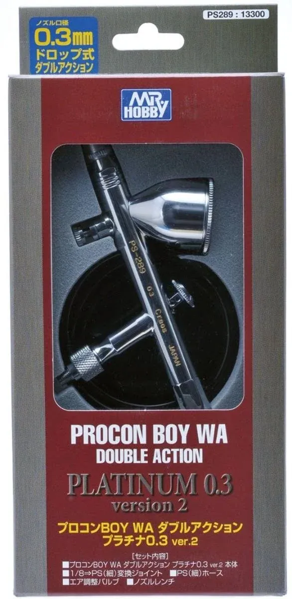 GSI Creos Mr.Hobby PS289 PROCON BOY WA DOUBLE ACTION PLATINUM 0.3 Version 2