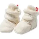 Zutano Cozie Fleece Gripper Baby Bootie - Cream