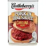 Castleberrys Pork in BBQ Sauce, Carolina Recipe 10.5 oz (Pack of 6)