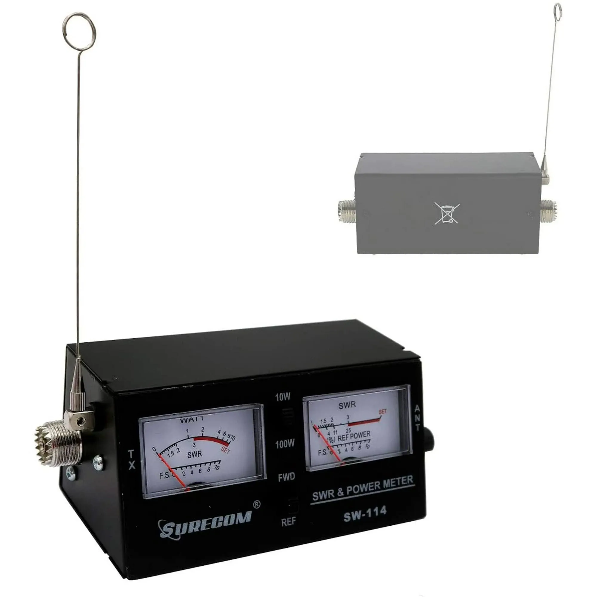 Mcbazel Surecom SW-114 SWR/RF/Field Strength Test Meter