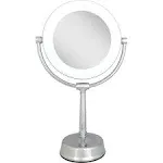 Zadro Surround Light Dimmable Sunlight Vanity Mirror, Nickel