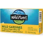 Wild Planet, Wild Sardines in Extra Virgin Olive Oil with Lemon