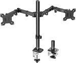 Dual Monitor Mount Fits 1332 Inch/17.6lbs Lcd Screen Computer Monitor Desk Mount