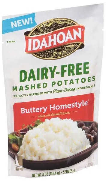 Idahoan Buttery Homestyle Mashed Potatoes Dairy-Free (4 oz)