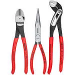 Knipex 3 Piece Universal Pliers Set with Alligator Pliers