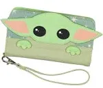 Star Wars Grogu Baby Yoda Snap-Closure Wristlet Wallet