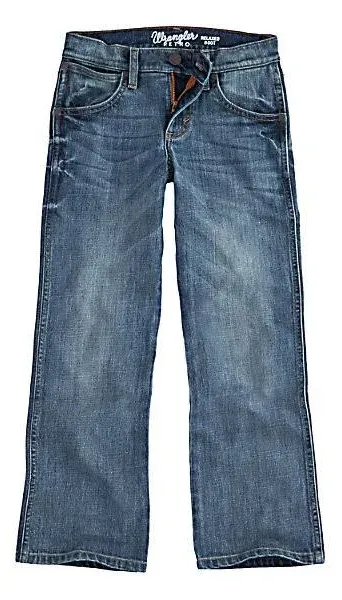 Wrangler Boys' Retro Relaxed Boot Jeans