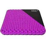 Helishy Gel Seat Cushion, Egg Seat Cushion Wheelchair Cushion with Non-Slip Cover, Breathable Chair Pads Honeycomb Design Absorbs Pressu