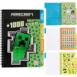 Minecraft Sticker Book for Kids with 28 Sticker Sheets Over 1000 Stickers Creeper Collector Stickers for Scrapbooking Creative Book Stickers Activity