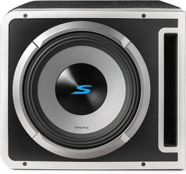 Alpine S-SB12V Single 12" Alpine Halo S-Series Preloaded Subwoofer Enclosure with ProLink™