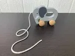 (Elephant) - Hape Elephant Wooden Push and Pull Toddler Toy,Grey