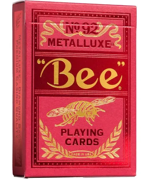 Bee MetalLuxe Playing Cards