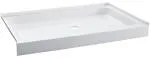 Swiss Madison Voltaire 48" x 36" Acrylic White, Single-Threshold, Center Drain, Shower Base - SM-SB510