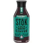 Stok Black Unsweetened Cold Brew Coffee - 48 fl oz