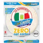 La Banderita Carb Counter 8’ Zero Net Carbs Flour Tortillas - 8 ct