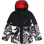 Spyder Boys Impulse Synthetic Down Ski Jacket, Black Combo - 8