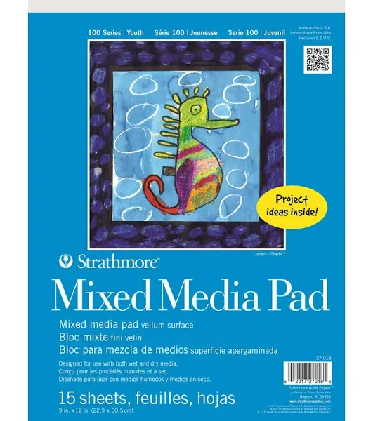 Strathmore Kids Marker Paper Pad, 9in x 12in