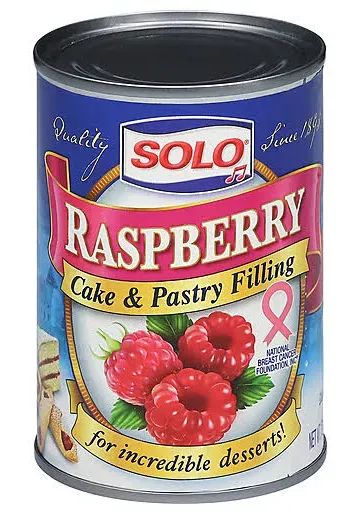 Solo Raspberry Filling 12 oz (Pack of 6)