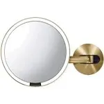 simplehuman Wall-Mounted Sensor Makeup Mirror with 5x Magnification