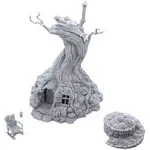 EnderToys Witch's Hovel DND Terrain Compatible with Dungeons and Dragons, 28mm Miniature Wargaming, Tabletop RPGs, Wargame Scenery