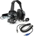 Rugged Radios Noise Reduction Behind The Head Headset with Adaptor Cable for ...