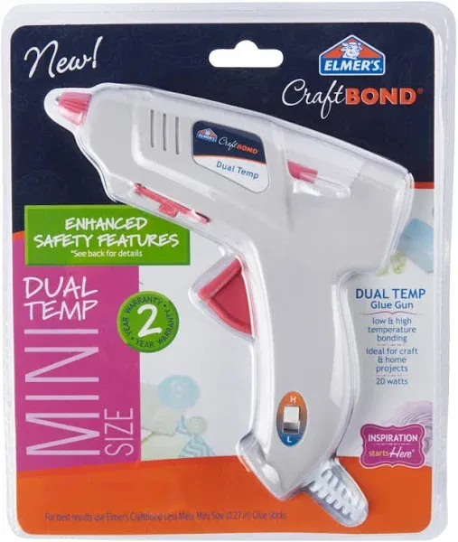 ELMER'S CraftBond Dual Temp Mini Glue Gun