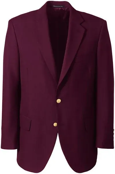 Lands' End Men's Hopsack Blazer