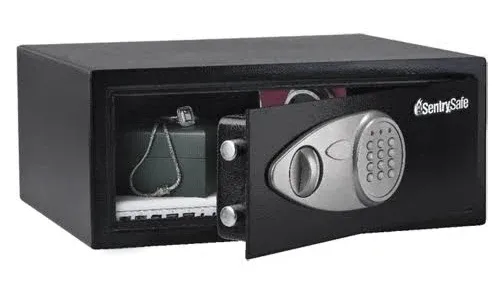 Shelf Safe with Digital Keypad Lock, Steel Safe with Interior Lining and Bolt...