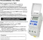 Baomain THC15A Ac Digital LCD Power Programmable Timer Time Switch Relay 16A Amp