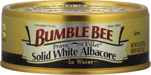 Bumble Bee Low Sodium Albacore Solid White Tuna in Water (5 oz)