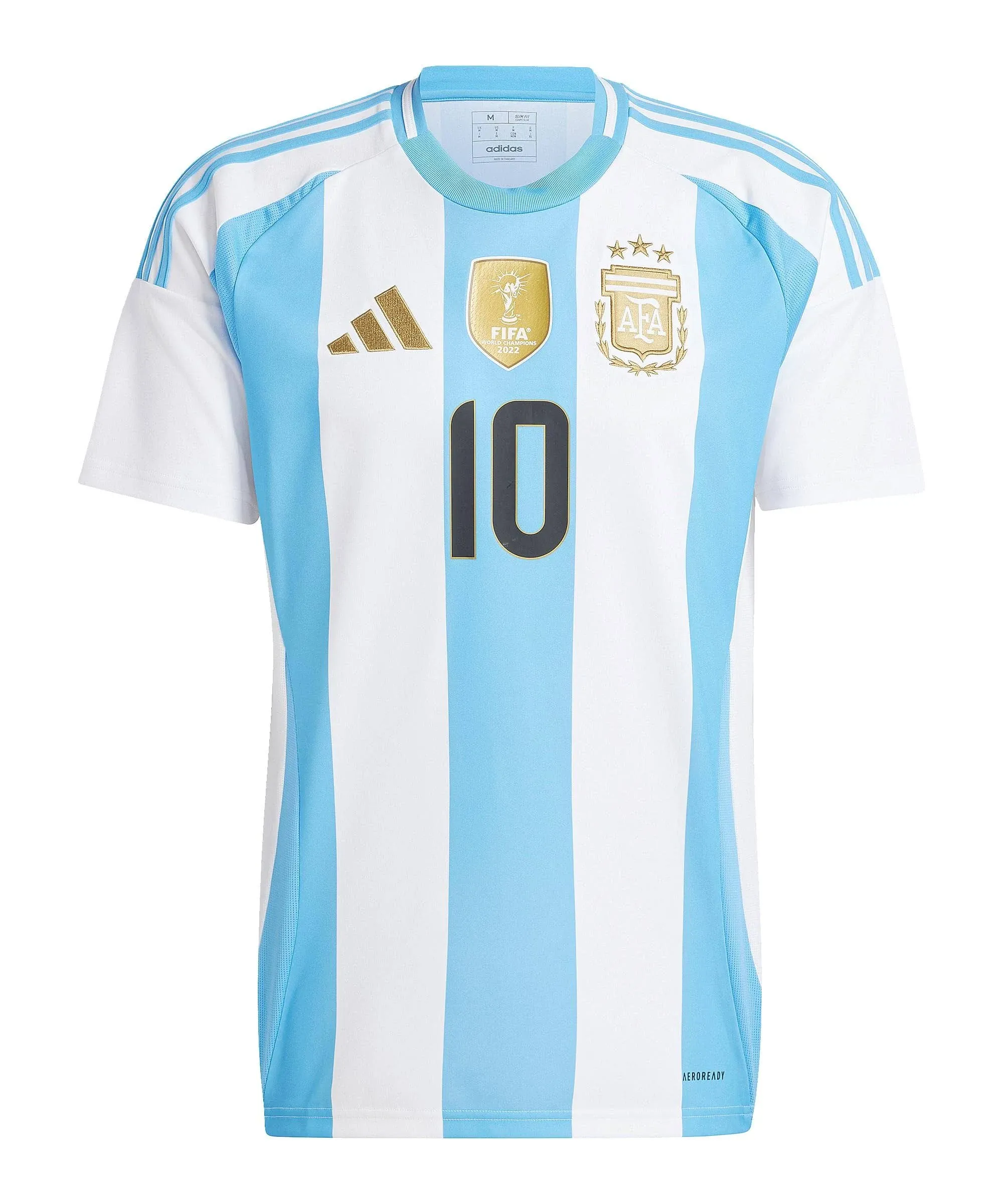 Men&#x27;s Adidas Argentina Messi Blue/White Home Jersey