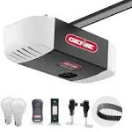 Genie 2055-LED Essentials Garage Door Opener, LED Bulbs Included, Ultra-Quiet Belt Drive Garage Door Opener